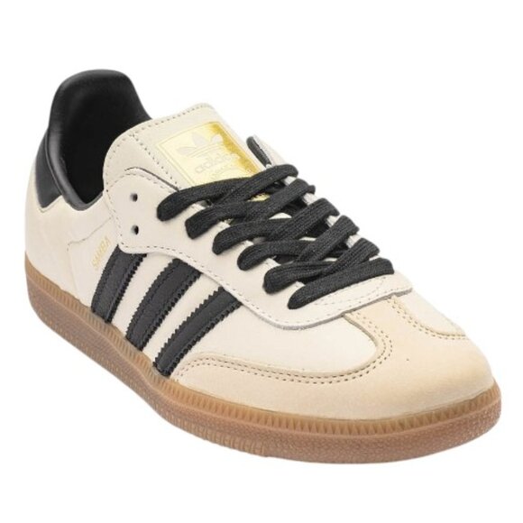 Adidas Samba OG Athletic Shoe - Cream White / Core Black / Sand Strata - Picture 3 of 13